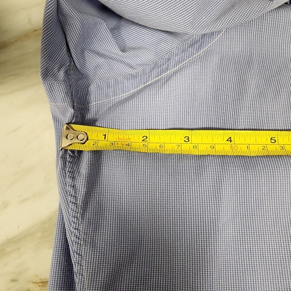 Polo Ralph Lauren Shirt Men Large Sky Blue Striped Warwick Button Down - Picture 9 of 14